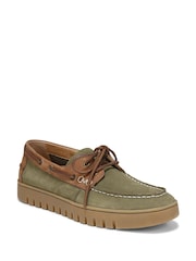 Vionic Regular Fit Green Uptown Arch Support Boat Shoes - Image 3 of 7