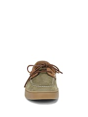 Vionic Regular Fit Green Uptown Arch Support Boat Shoes - Image 4 of 7