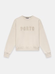 Mint Velvet Natural Cotton Blend Graphic Print Motif Sweatshirt - Image 6 of 8