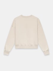 Mint Velvet Natural Cotton Blend Graphic Print Motif Sweatshirt - Image 7 of 8