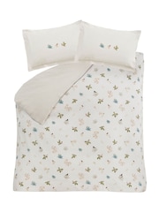 Sophie Allport White Orchard Birds 200 Thread Count Duvet Cover and Pillowcase Set - Image 4 of 6