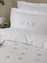 Sophie Allport White Snowy Owls 200 Thread Count Duvet Cover and Pillowcase Set - Image 2 of 3
