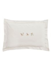Sophie Allport Set of 2 White Snowy Owls 200 Thread Count Pillowcases - Image 3 of 4