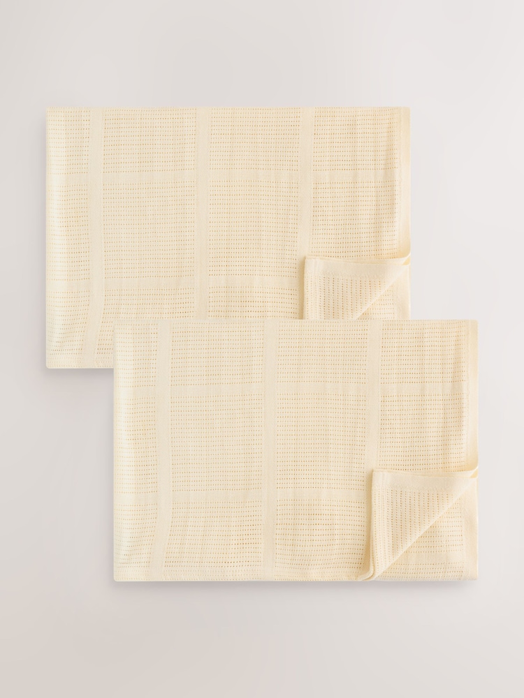 2 Pakkaus puuvillaisia vauvan huopia - Kuva 1 / 6