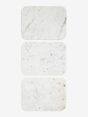 Light Grey Valencia Marble and Mango Wood Bedside Table - Image 5 of 10