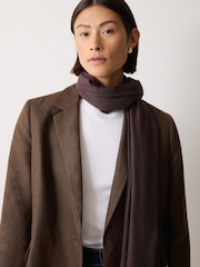 Jigsaw Red Wool Silk Pashmina Hat Gloves and Scarf Set - Image 1 of 2