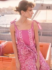 Monsoon Jemima Floral Print Midi Sundress - Imagem 1 de 5