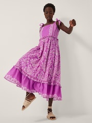 Monsoon Jemima Floral Print Midi Sundress - Imagem 2 de 5
