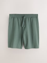 Blue/Green/Neutral Loopback Soft Touch Shorts 3 Pack - Image 8 of 10