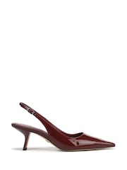 Sam Edelman Red Bianka Sling Regular Fit Slingbacks Shoes - Image 1 of 7
