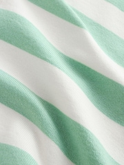 Green/Orange Croissant Character Button Neck Knitted Polo Shirt (3mths-7yrs) - Image 4 of 6