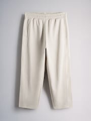 The Set 2 Pack Interlock Barrel Leg Joggers Brown/Neutral - Image 5 of 6