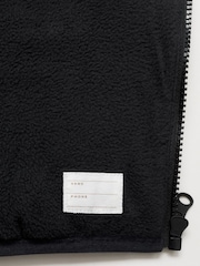 Mango Grey Bicolour Quilted Anorak - Image 5 of 5