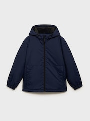 Mango Blue Water-Repellent Quilted Coat - Image 1 of 3