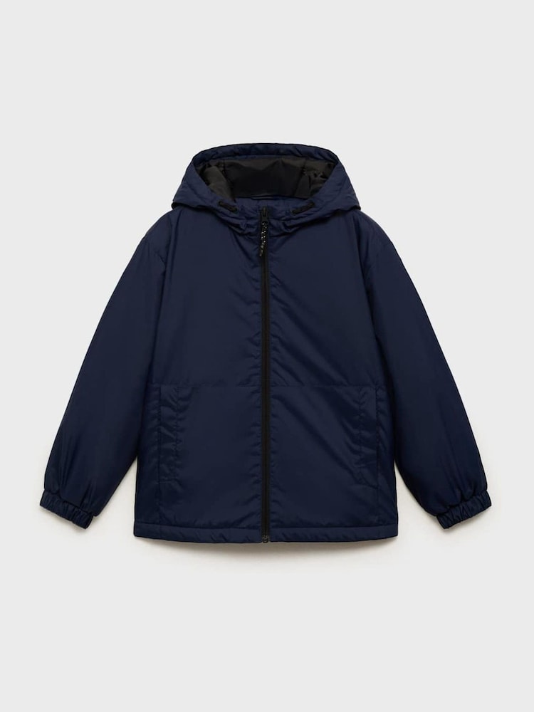Mango Blue Water-Repellent Quilted Coat - Image 1 of 3