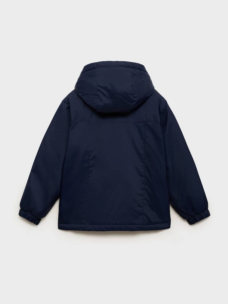 Mango Blue Water-Repellent Quilted Coat - Image 2 of 3