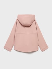 Mango Pink Hooded Rain Jacket - Image 2 of 3