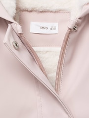 Mango Pink Lined Parka Coat - Image 3 of 3