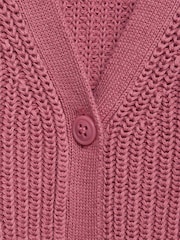 Mango Purple Knitted Button Cardigan - Image 4 of 4