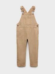 Mango Brown Denim Dungarees - Image 3 of 5