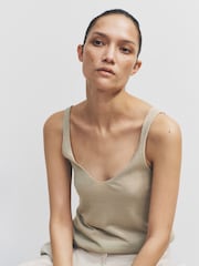 The Set 3 Pack Sheer Knitted V-Neck Vests - Imaginea 1 din 6