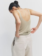 The Set 3 Pack Sheer Knitted V-Neck Vests - Imaginea 3 din 6