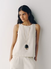 The Set 2 Pack Denim Shell Tops Light Blue/White Stripe - Image 7 of 12