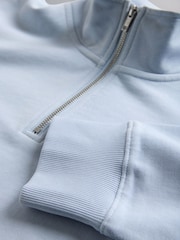 The Set 2 Pack Heavy Cotton Loopback Zip Neck Sweat Tops - 画像 8 / 8