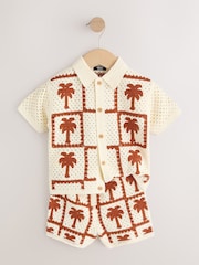 Rust Brown Crochet Palm Tree Set (12mths-7yrs) - Image 2 of 8