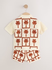 Rust Brown Crochet Palm Tree Set (12mths-7yrs) - Image 3 of 8
