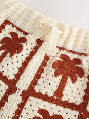 Rust Brown Crochet Palm Tree Set (12mths-7yrs) - Image 6 of 8