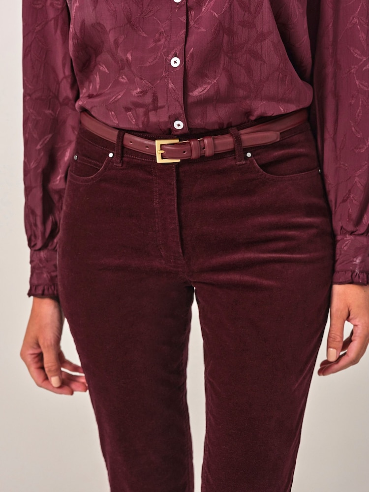 Washed Velvet Jeans - Image 4 of 4 Washed Velvet Jeans - Image 4 of 4
