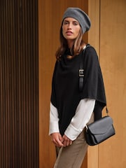 Pure Collection Cashmere Gassato Poncho - Image 2 of 3