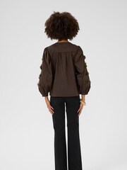CULTURE Brown CUelna Antoinett Shirt - Image 2 of 6