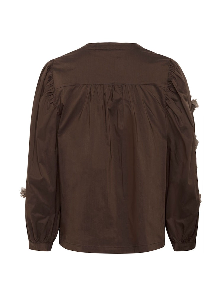 CULTURE Brown CUelna Antoinett Shirt - Image 6 of 6
