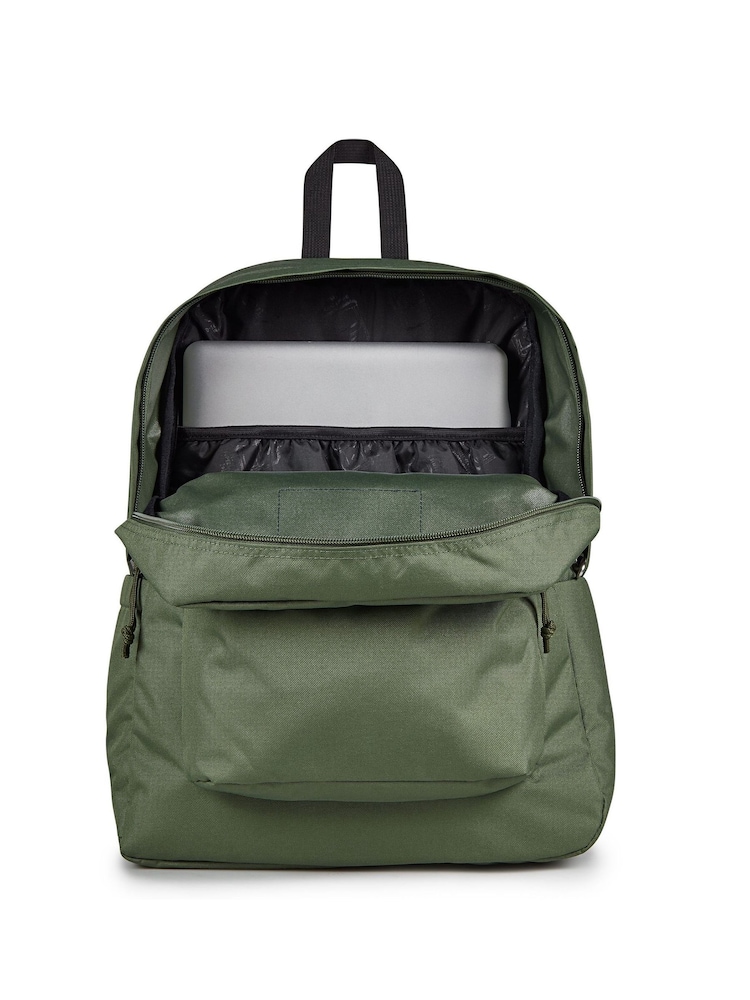 brown leather multi-pocket backpack diophy leather Piel Leather Multi-Pocket Laptop Backpack 2834