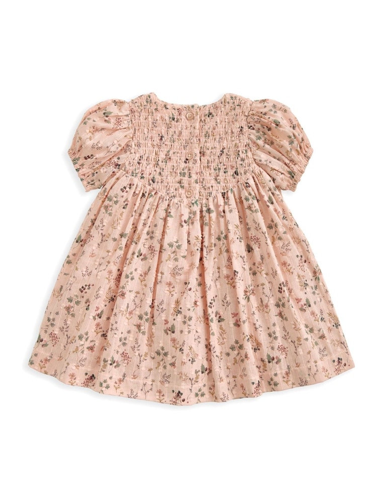 Mamas & Papas Pink Ditsy Floral Dress - Image 3 of 3