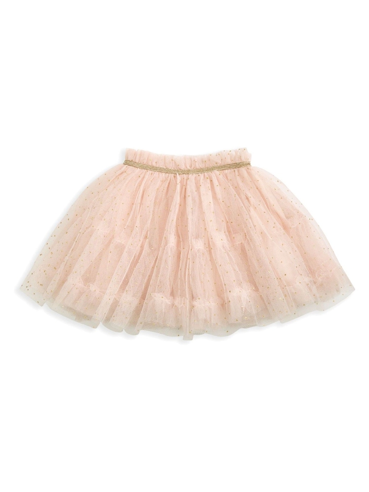 Mamas & Papas Pink Sparkle Mesh Tutu Skirt with Metallic Waistband - Image 1 of 2 Mamas & Papas Pink Sparkle Mesh Tutu Skirt with Metallic Waistband - Image 1 of 2