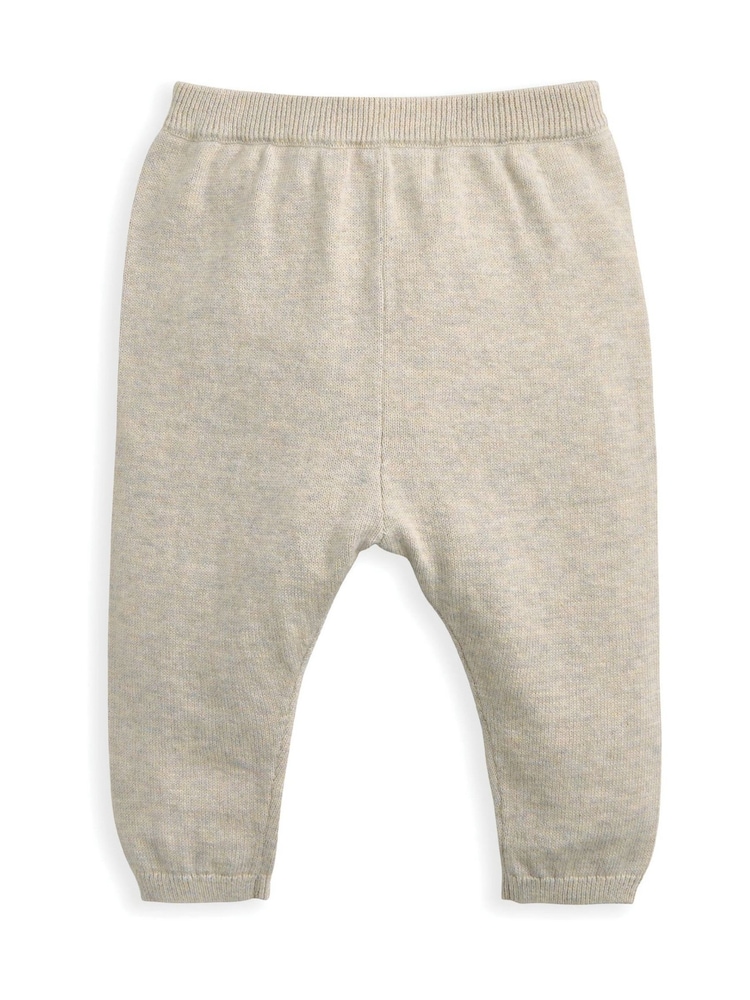 Mamas & Papas Knit Polo Brown Bodysuit & Bottoms Set - Image 4 of 4 Mamas & Papas Knit Polo Brown Bodysuit & Bottoms Set - Image 4 of 4
