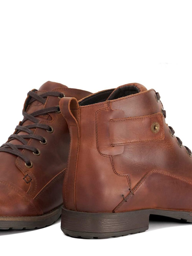Dune London Brown Simon 1 Seam Detail Lace Boots - Image 6 of 6 Dune London Brown Simon 1 Seam Detail Lace Boots - Image 6 of 6