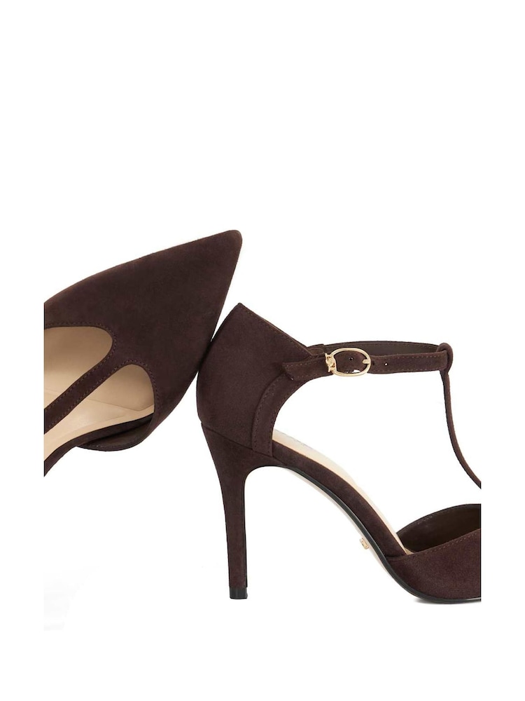 Dune London Castered Updated T-Bar Point Heels - صورة 6 من 6 Dune London Castered Updated T-Bar Point Heels - صورة 6 من 6