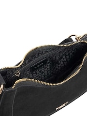 Dune London Black Small Direction Smart Scoop Shoulder Bag - Image 3 of 5