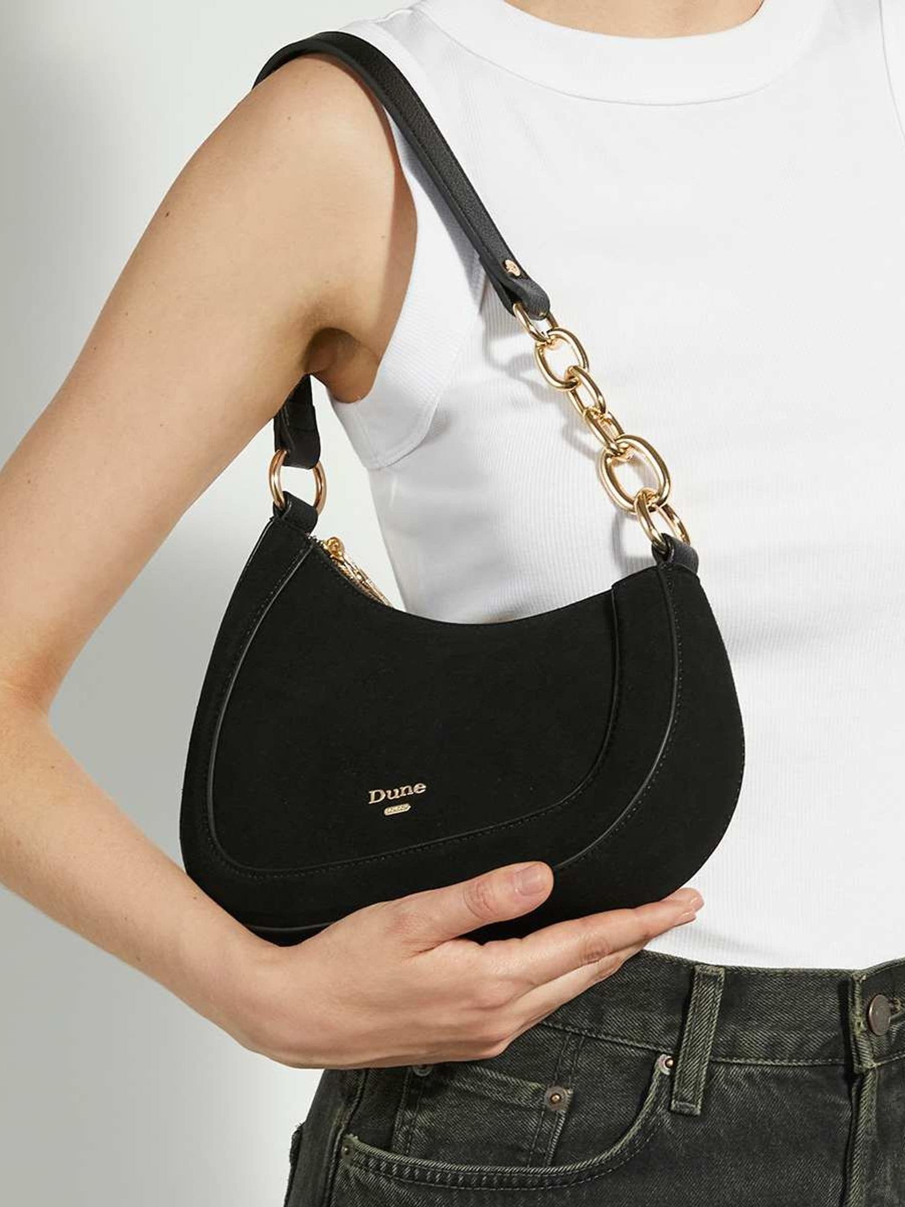 Buy Dune London Charcoal Black Direction Small Smart Scoop