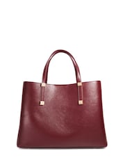 Dune London Red Large Dorry Premium Tote Bag - Image 2 of 4