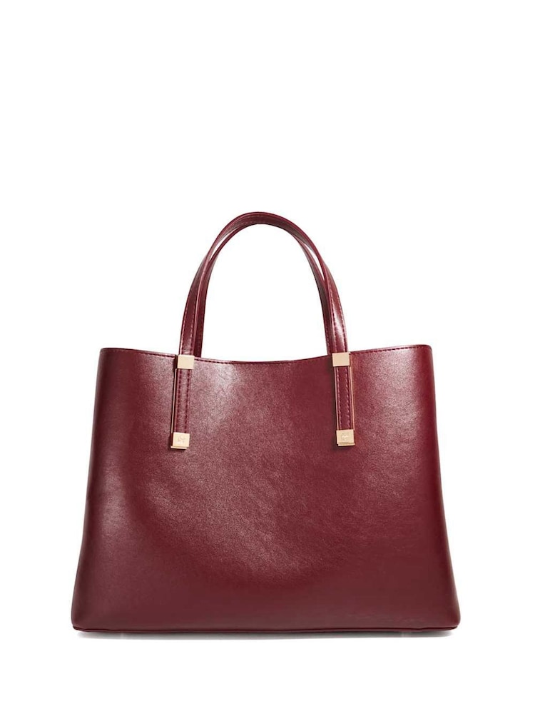 Dune London Red Large Dorry Premium Tote Bag - Image 2 of 4