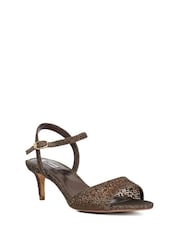 Sandales Dune London Manicure en maille à talons Kitten heel Hotfix - Image 3 de 6