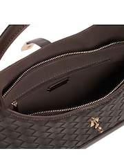 Dune London Brown Medium Dorset Turnlock Shoulder Bag - Image 3 of 5