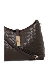 Dune London Brown Medium Dorset Turnlock Shoulder Bag - Image 4 of 5