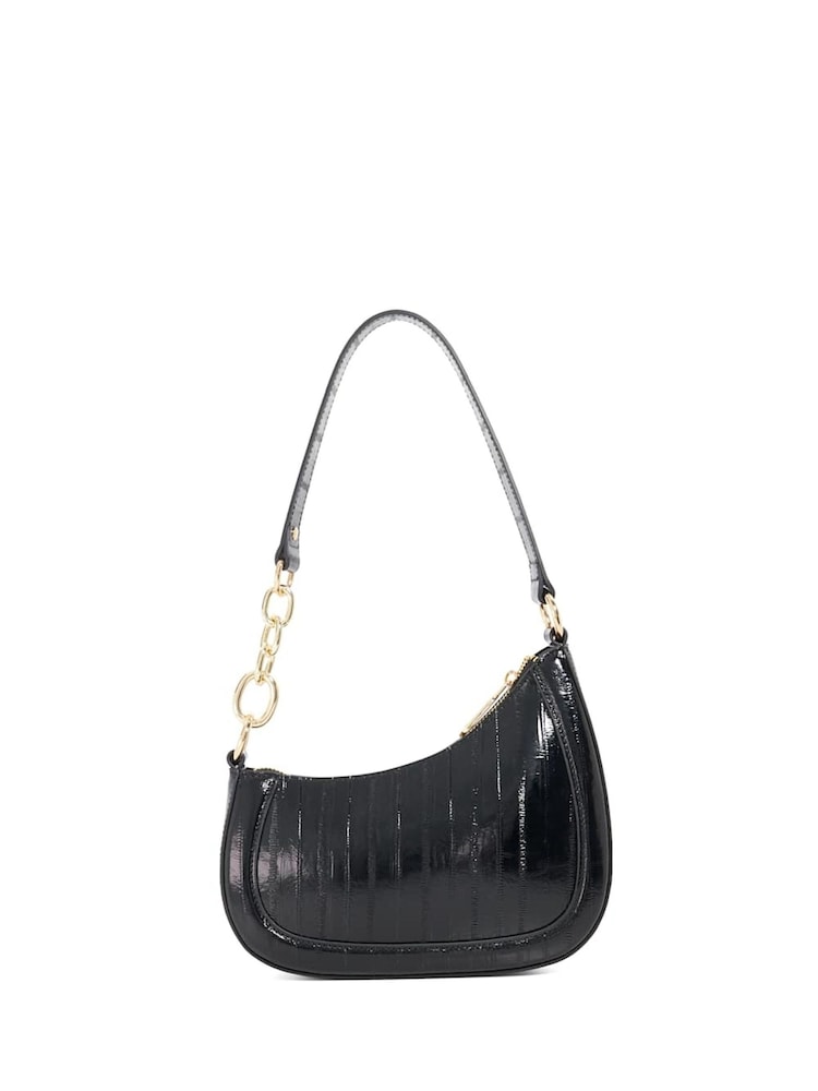 Dune London Black Small Direction Smart Scoop Shoulder Bag - Image 2 of 5 Dune London Black Small Direction Smart Scoop Shoulder Bag - Image 2 of 5