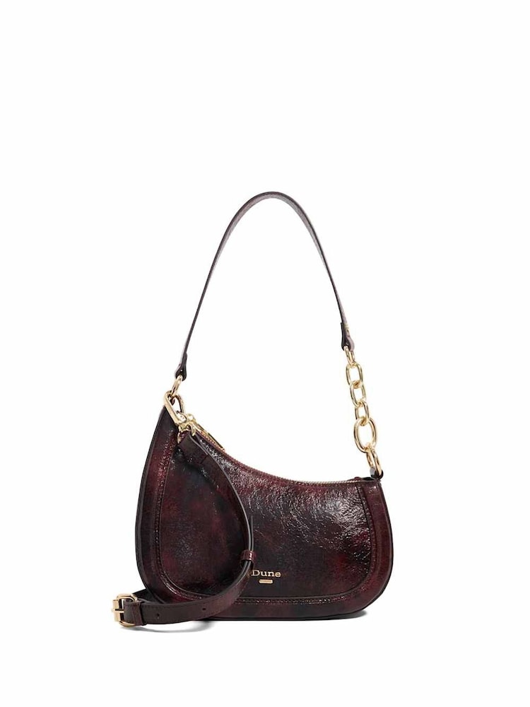 Dune London Purple Small Direction Smart Scoop Shoulder Bag - Image 1 of 5